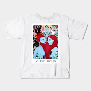 Tarot The Lovers Kids T-Shirt